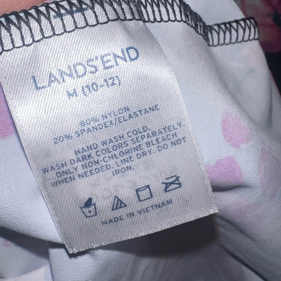 Lands End | Floral Print Athleisure Material Dress Size Medium NWOT - Picture 5 of 5